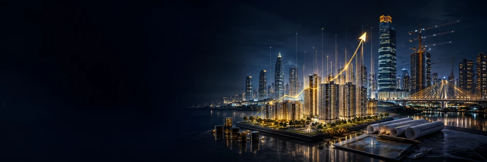 India real estate skyline