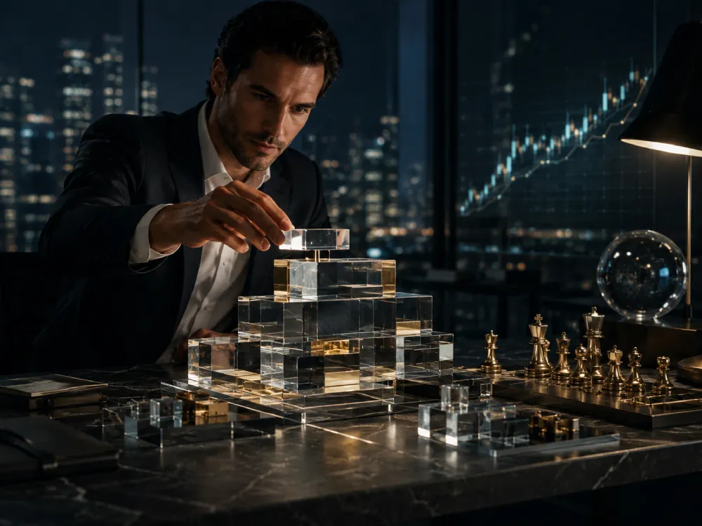 Structured financial model representing investment products
